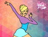 Barbie en postura de ballet