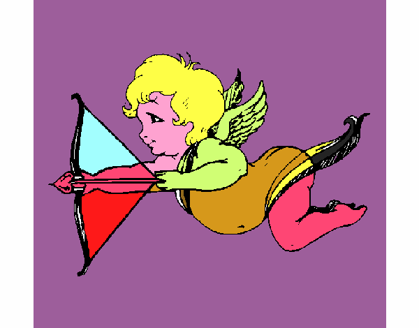 Cupido volando