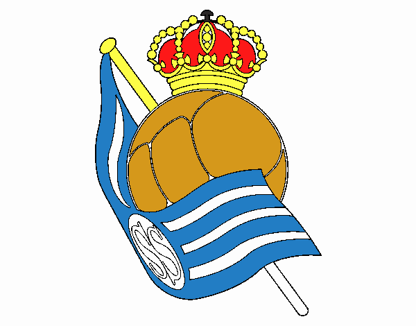 Escudo de la Real Sociedad de Fútbol