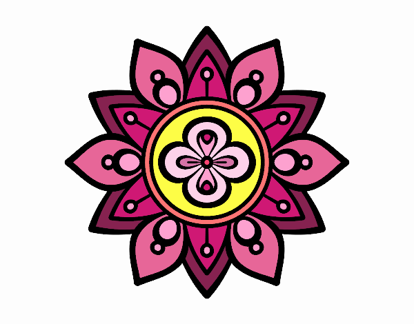 Mandala flor de loto