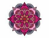 Mandala flor de primavera