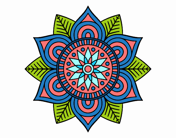 Mandala flor estelar