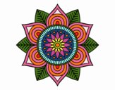 Mandala flor estelar