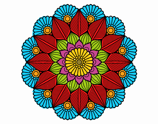 Mandala jardín vegetal