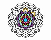 Mandala pétalos de flor