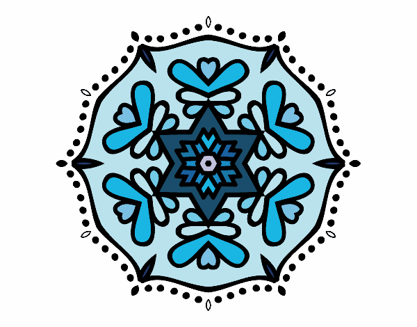 Mandala simétrica