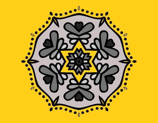 Mandala simétrica