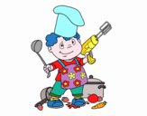 Niño cocinero