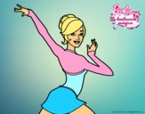 Barbie en postura de ballet