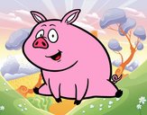 Cerdito de granja