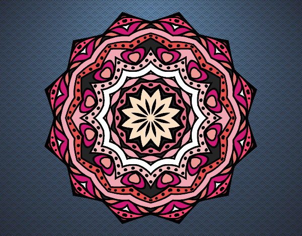 Mandala con estratos