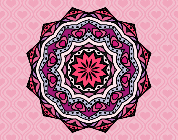 Mandala con estratos