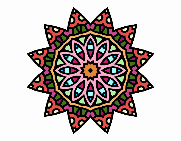 Mandala estrella