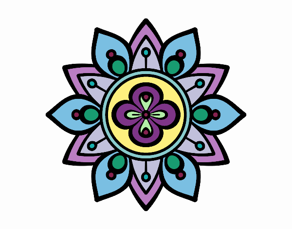 Mandala flor de loto