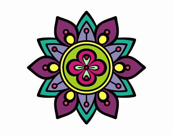 Mandala flor de loto