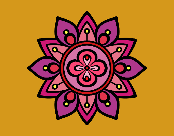 Mandala flor de loto