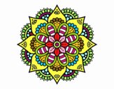 Mandala flor de primavera