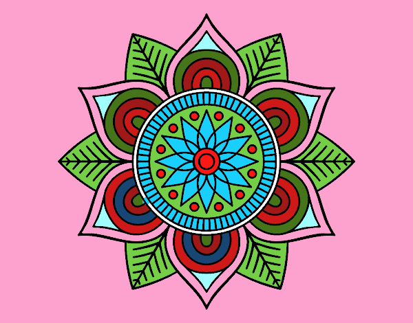 Mandala flor estelar