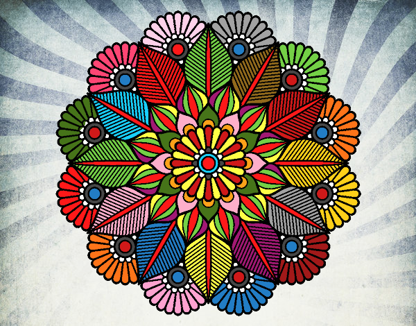 Mandala jardín vegetal