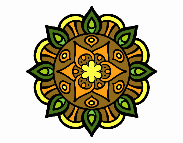 Mandala vida vegetal