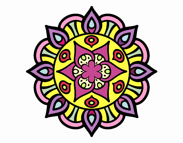 Mandala vida vegetal