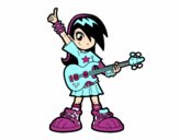 Niña rockera