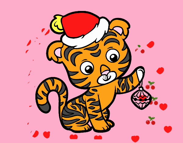 Tigre navideño