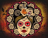 Calavera mejicana femenina