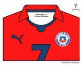 Camiseta del mundial de fútbol 2014 de Chile