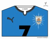 Camiseta del mundial de fútbol 2014 de Uruguay