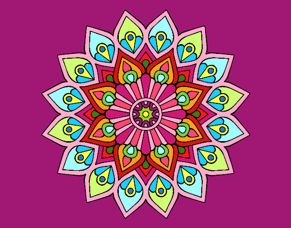 Mandala destello creciente