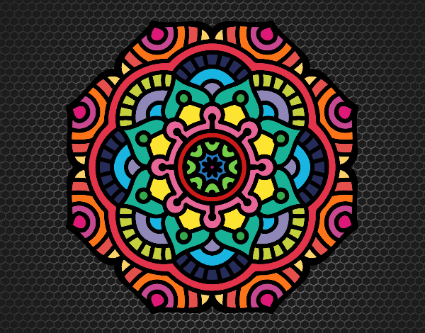 Mandala flor conceptual