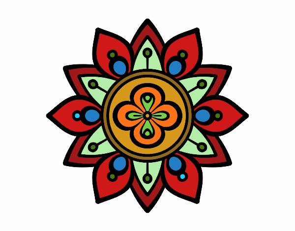 Mandala flor de loto