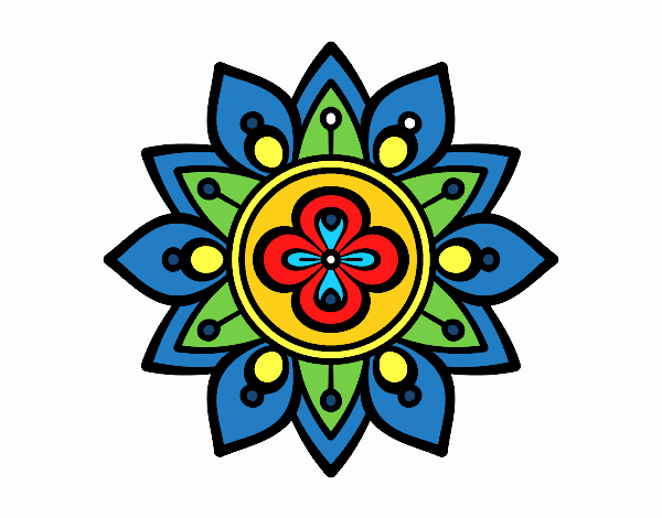 Mandala flor de loto