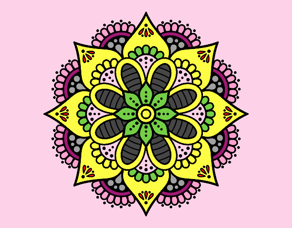 Mandala flor de primavera