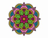 Mandala flor de primavera