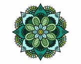 Mandala flor de primavera