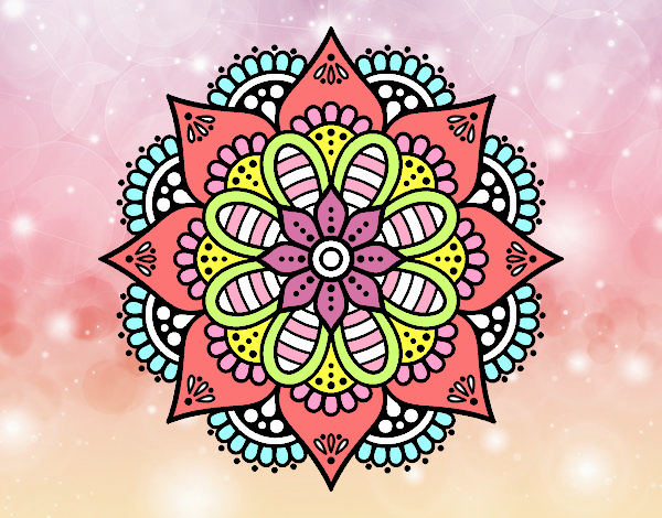 Mandala flor de primavera