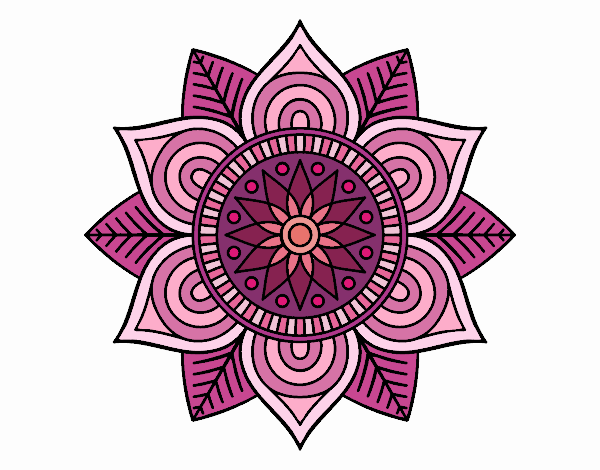 Mandala flor estelar