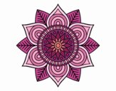 Mandala flor estelar