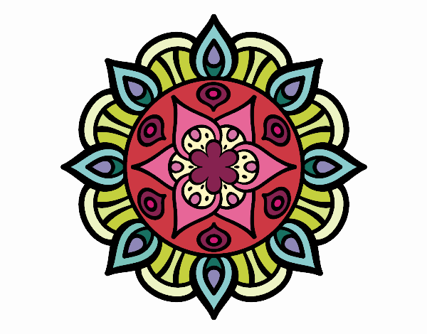 Mandala vida vegetal