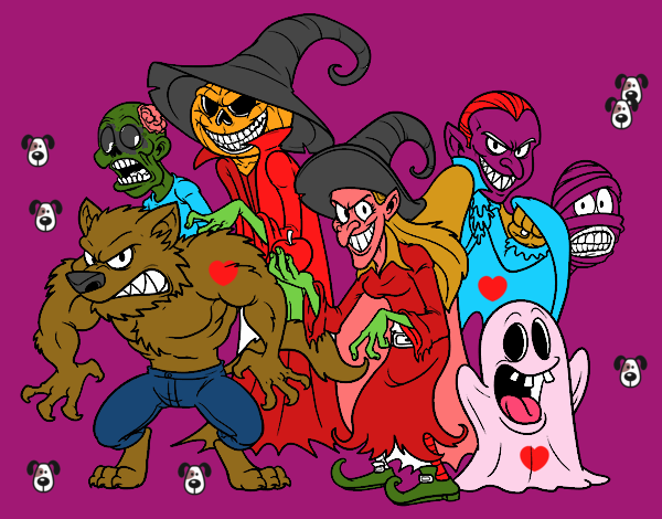 Monstruos de Halloween