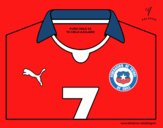 Camiseta del mundial de fútbol 2014 de Chile