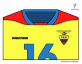 Camiseta del mundial de fútbol 2014 de Ecuador