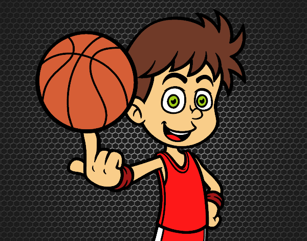 Jugador de baloncesto junior