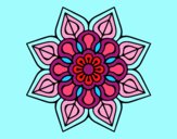 Mandala de flor sencilla