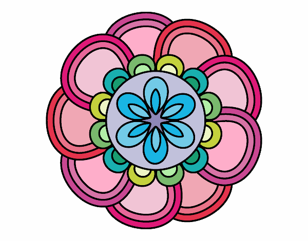 Mandala de pétalos