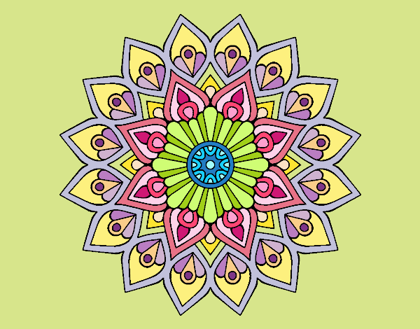 Mandala destello creciente