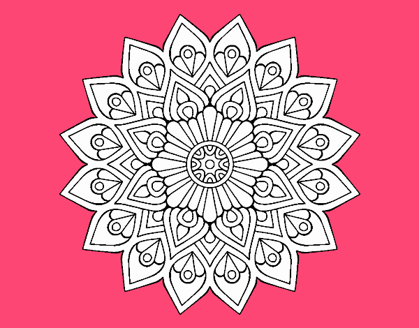 Mandala destello creciente