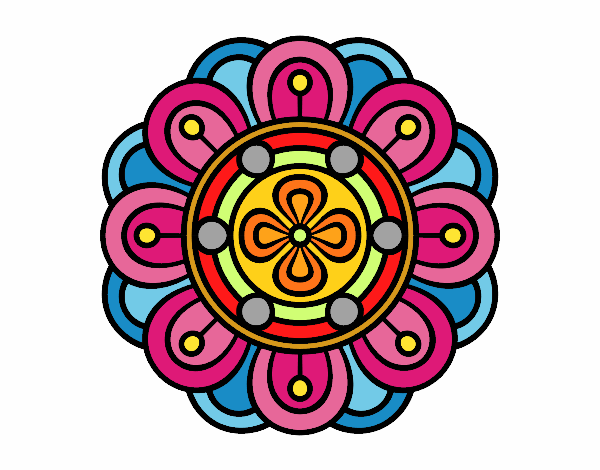 Mandala flor creativa